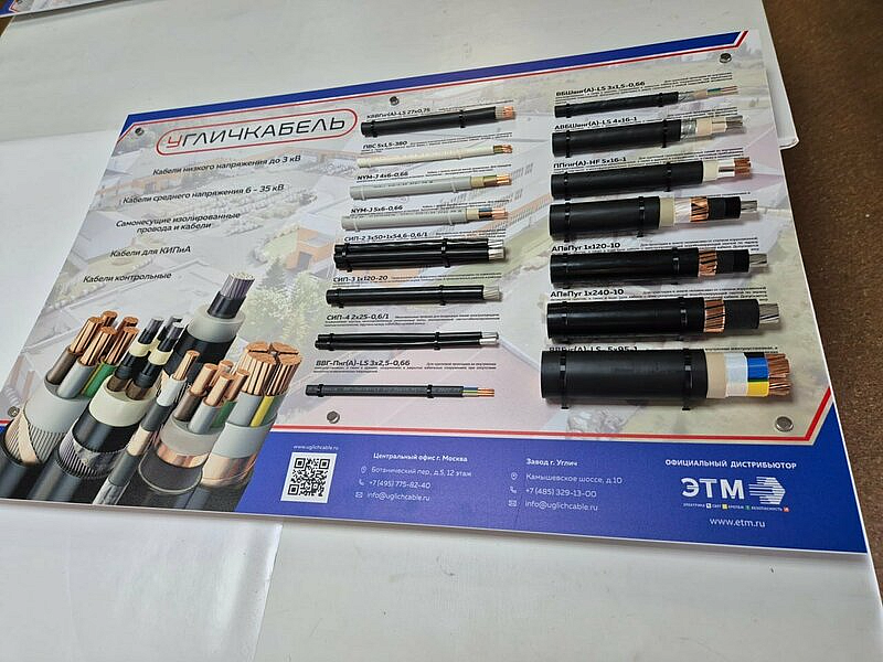 Наше портфолио - Информационные стенды для "Угличкабель"