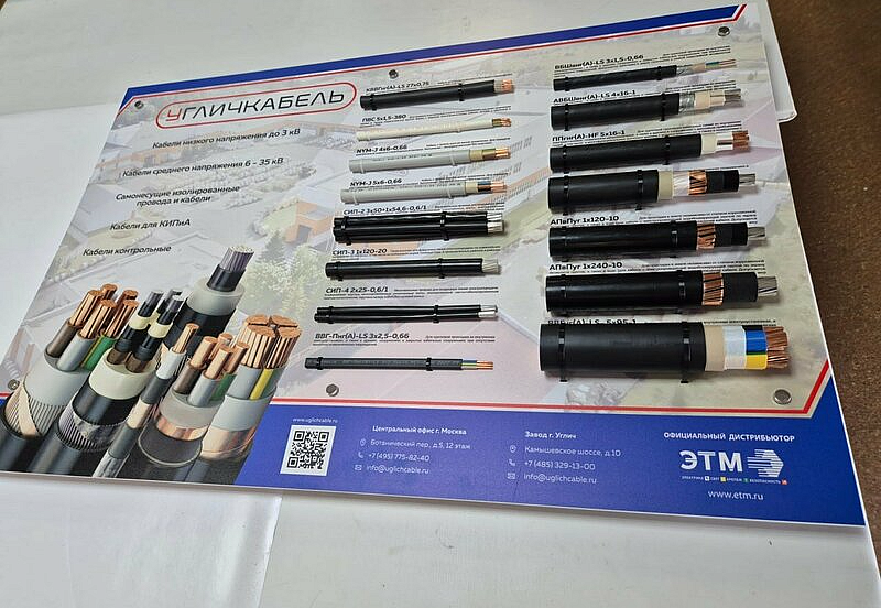 Наше портфолио - Информационные стенды для "Угличкабель"